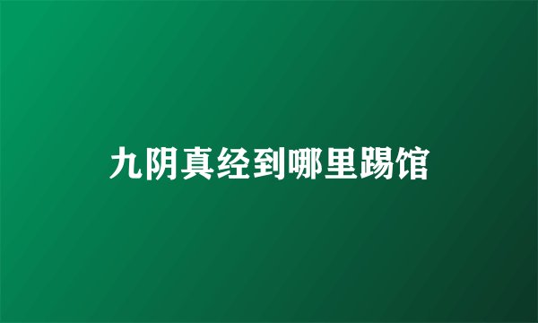 九阴真经到哪里踢馆