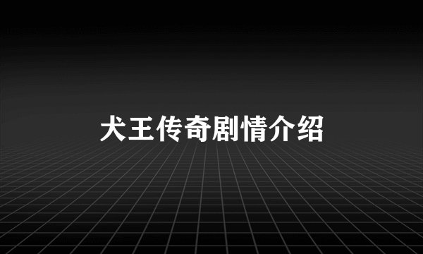 犬王传奇剧情介绍