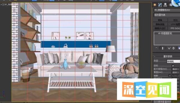 VRay摄像机视野控制参数设置方法