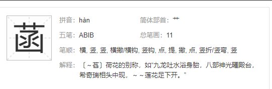 “菡”用在女孩名字中是否可以读二声？