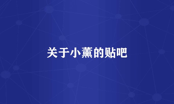 关于小薰的贴吧