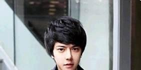 2013男生斜刘海发型