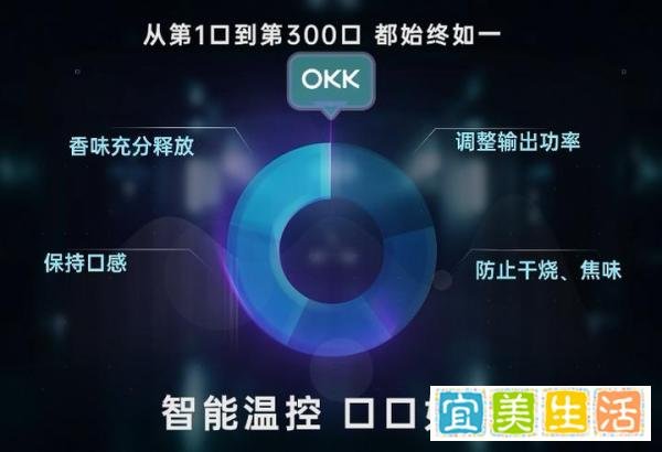 OKK雾化弹有芯片，口味才不变