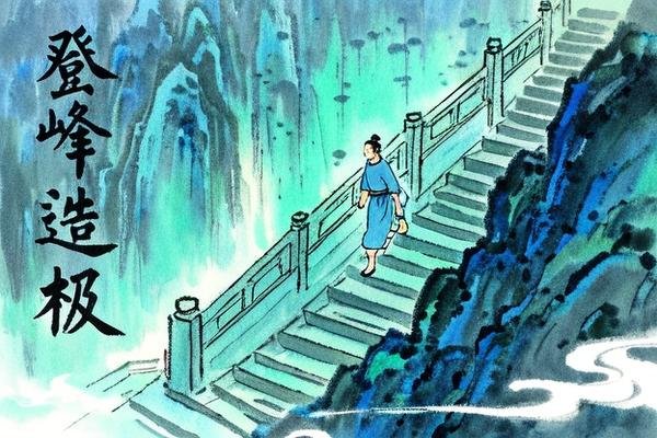 爬楼梯打一成语四个字是什么