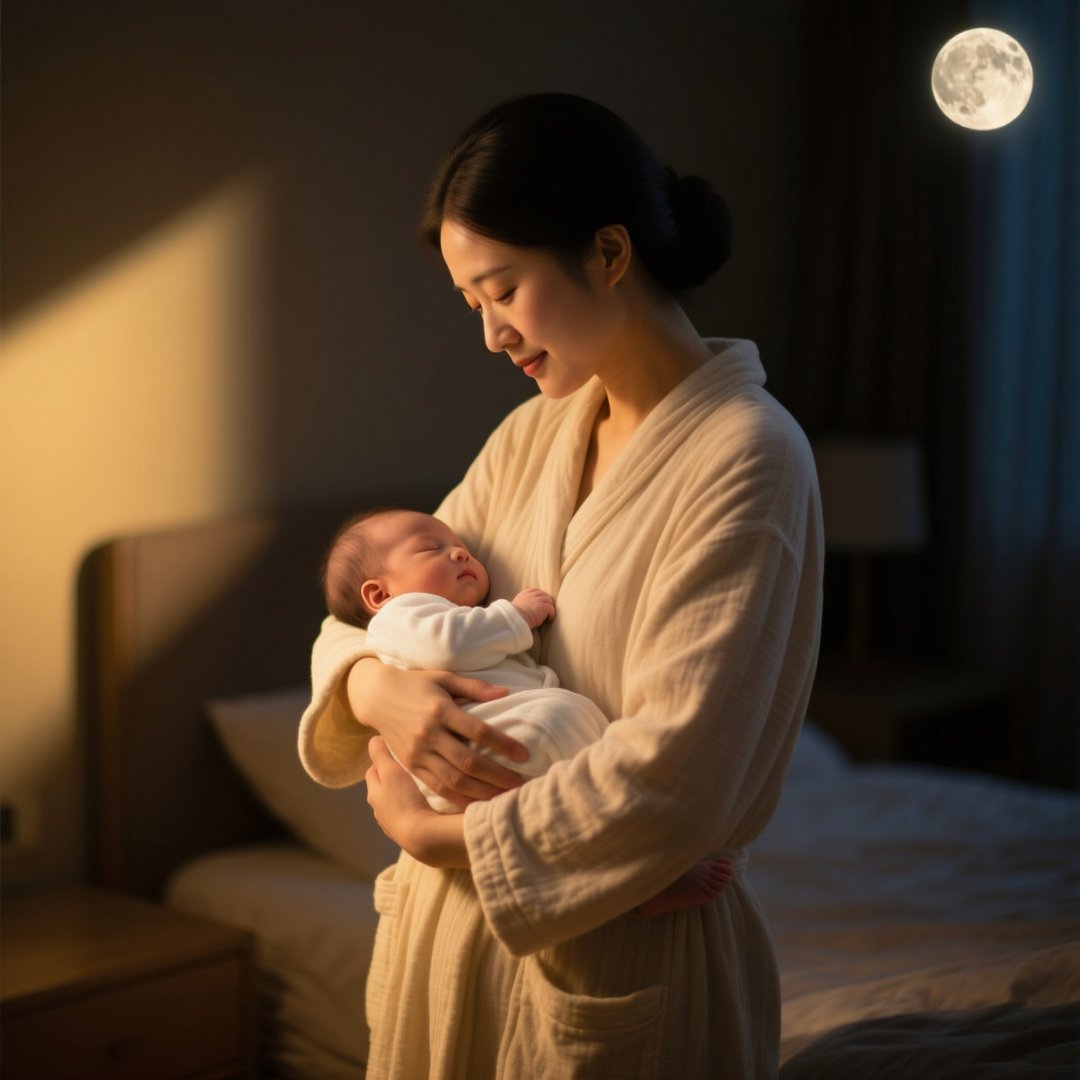 月嫂就晚上带娃多少一个月