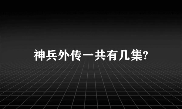 神兵外传一共有几集?