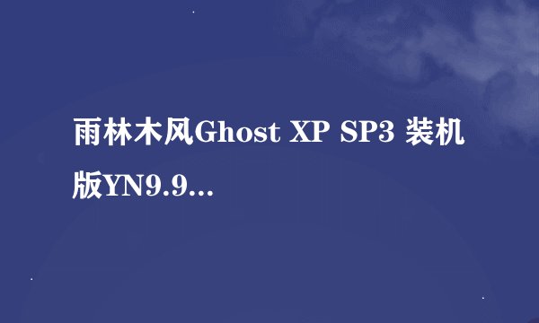 雨林木风Ghost XP SP3 装机版YN9.9安装问题