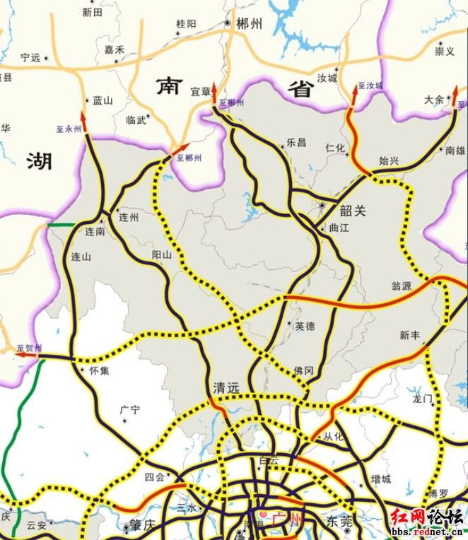 夏深高速铁路的线路