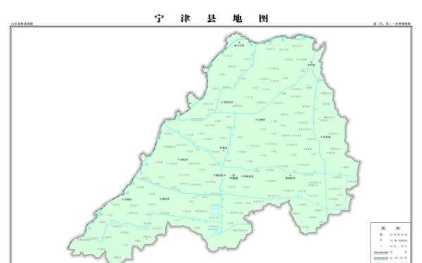 德州市宁津县地图