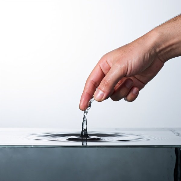 怎样用手指抠水