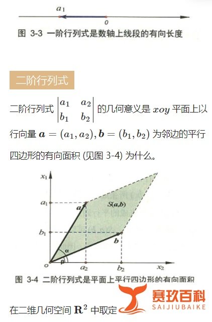 二阶行列式及其意义