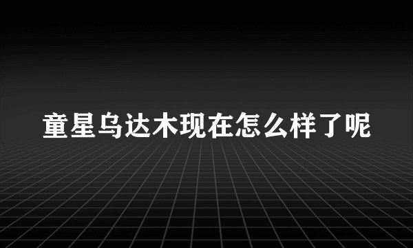 童星乌达木现在怎么样了呢