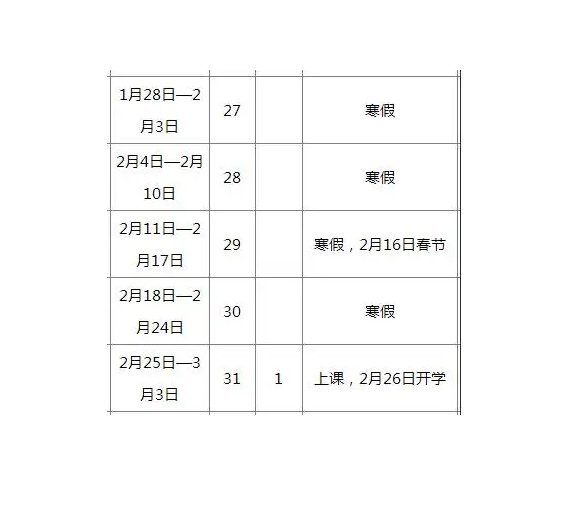 2023年广州中小学寒假时间