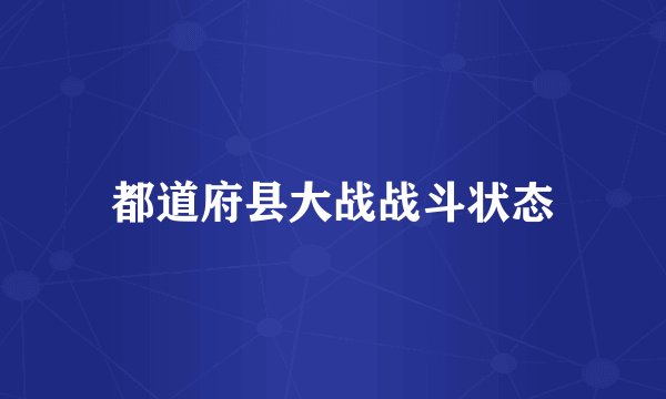 都道府县大战战斗状态