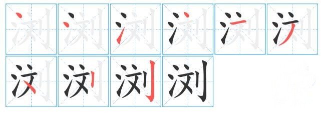 浏字怎样才能打出来？