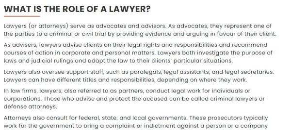 律师barrister/solicitor/lawyer/attorney 傻傻分不清楚?