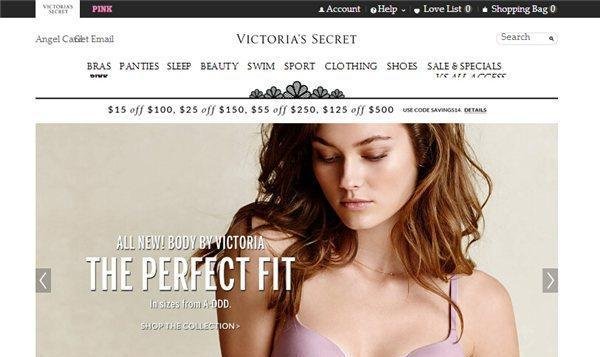 美国Victoria's Secret维多利亚的秘密官网海淘购物教程攻略