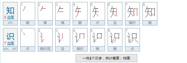 知识的拼音