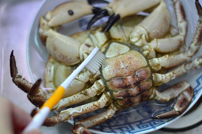 熟冻面包蟹的做法