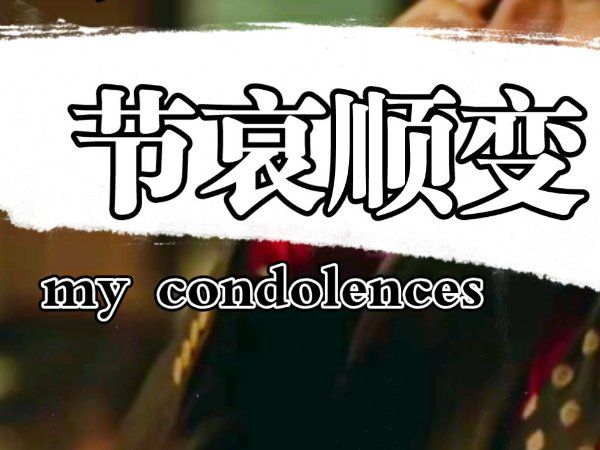 节哀和节哀顺变哪个好