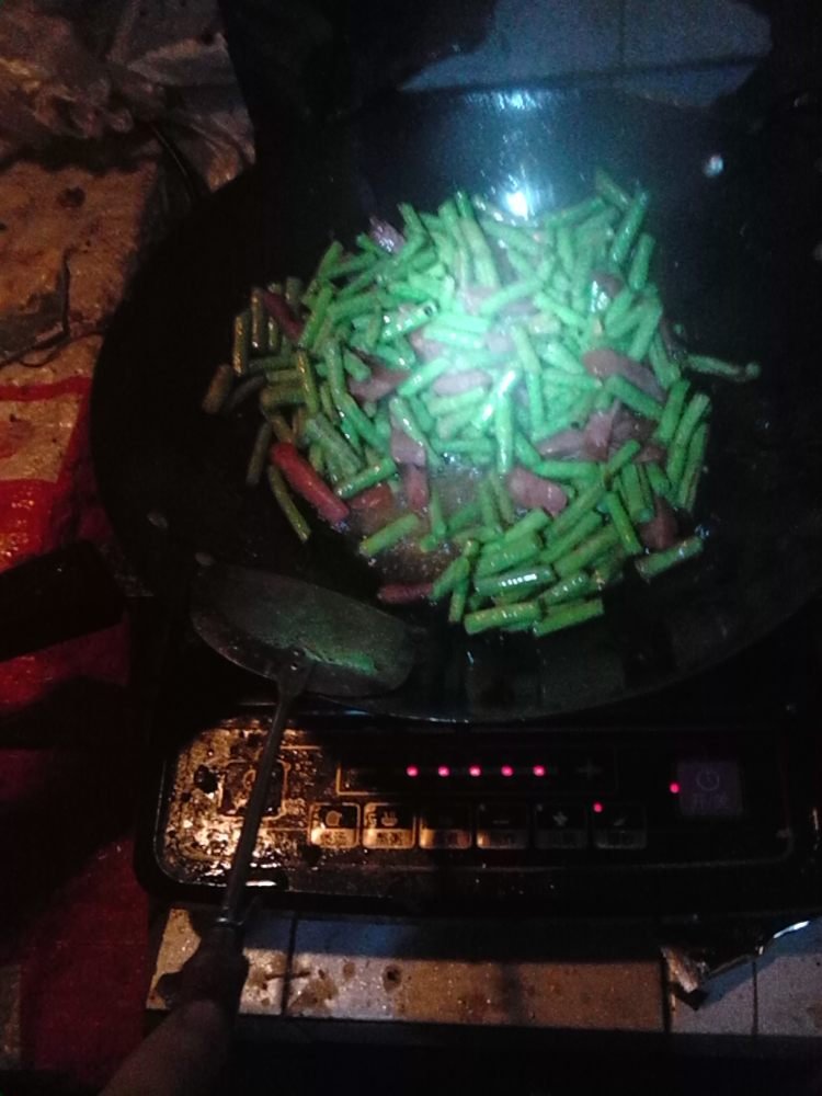 长豆角炒饼怎么做好吃