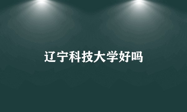 辽宁科技大学好吗