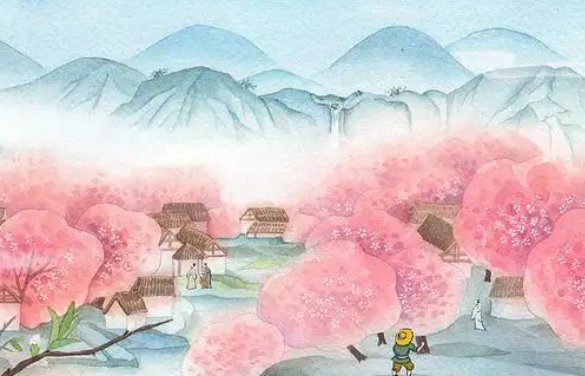 桃花源记古今异义词有哪些？
