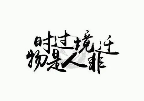 物是人非上一句？