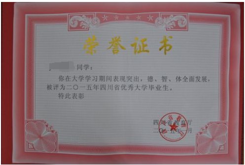 大专院校的省级优秀毕业生和优秀毕业生有什么区别?