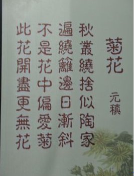 不是花中偏爱菊，此花开尽更无花的诗意