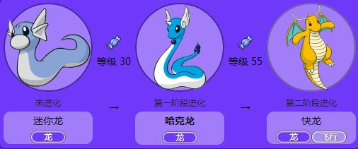 口袋妖怪火红中哈克龙几级进化成快龙？