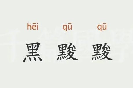 黑黢黢的拼音