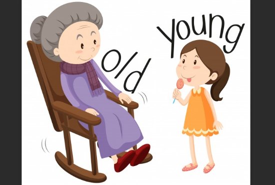 old的英文反义词是什么？