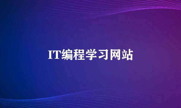 IT编程学习网站