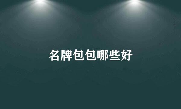 名牌包包哪些好