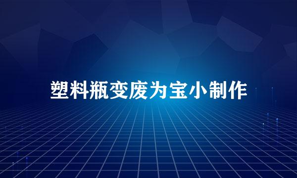 塑料瓶变废为宝小制作
