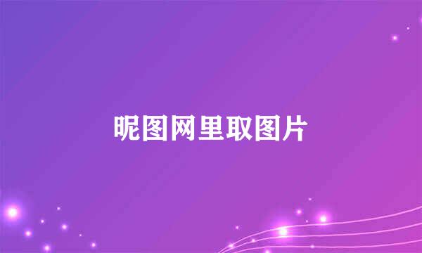 昵图网里取图片