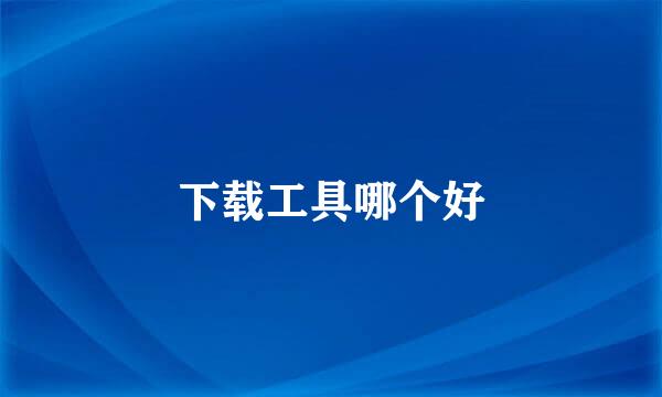 下载工具哪个好