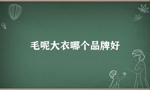 毛呢大衣哪个品牌好